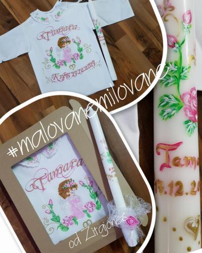 dievčenská krstová sada €30