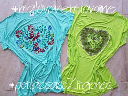 folk, či levanduľa, tričkošaty od €17