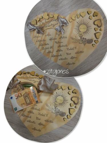 drevena obalka srdce prijimanie